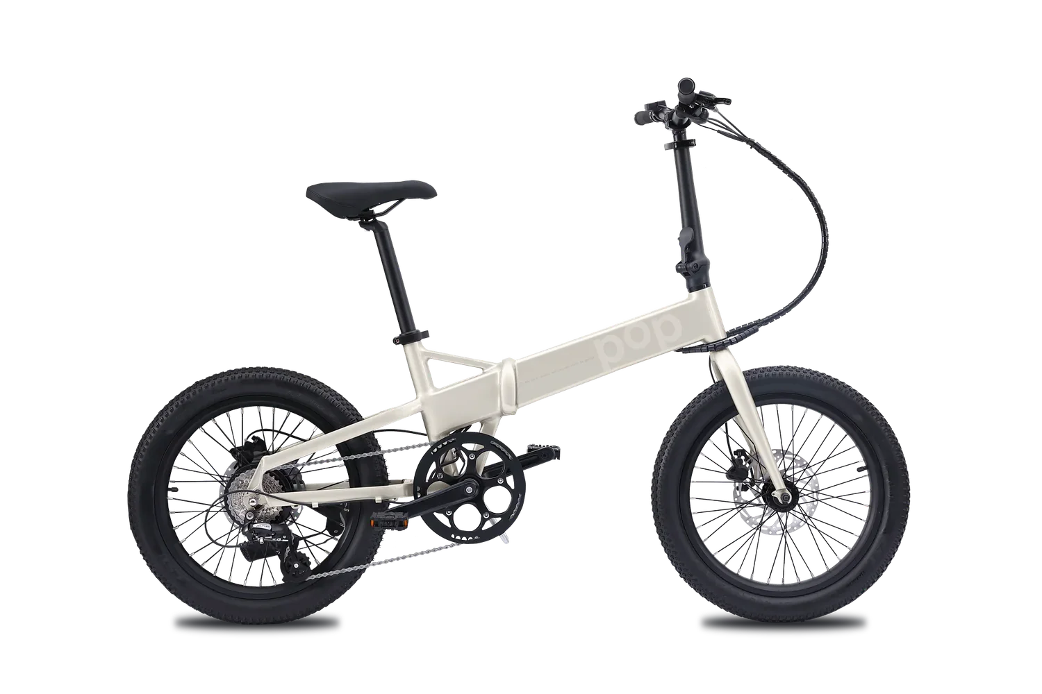 POP folding e-bike in Cloud Mirage